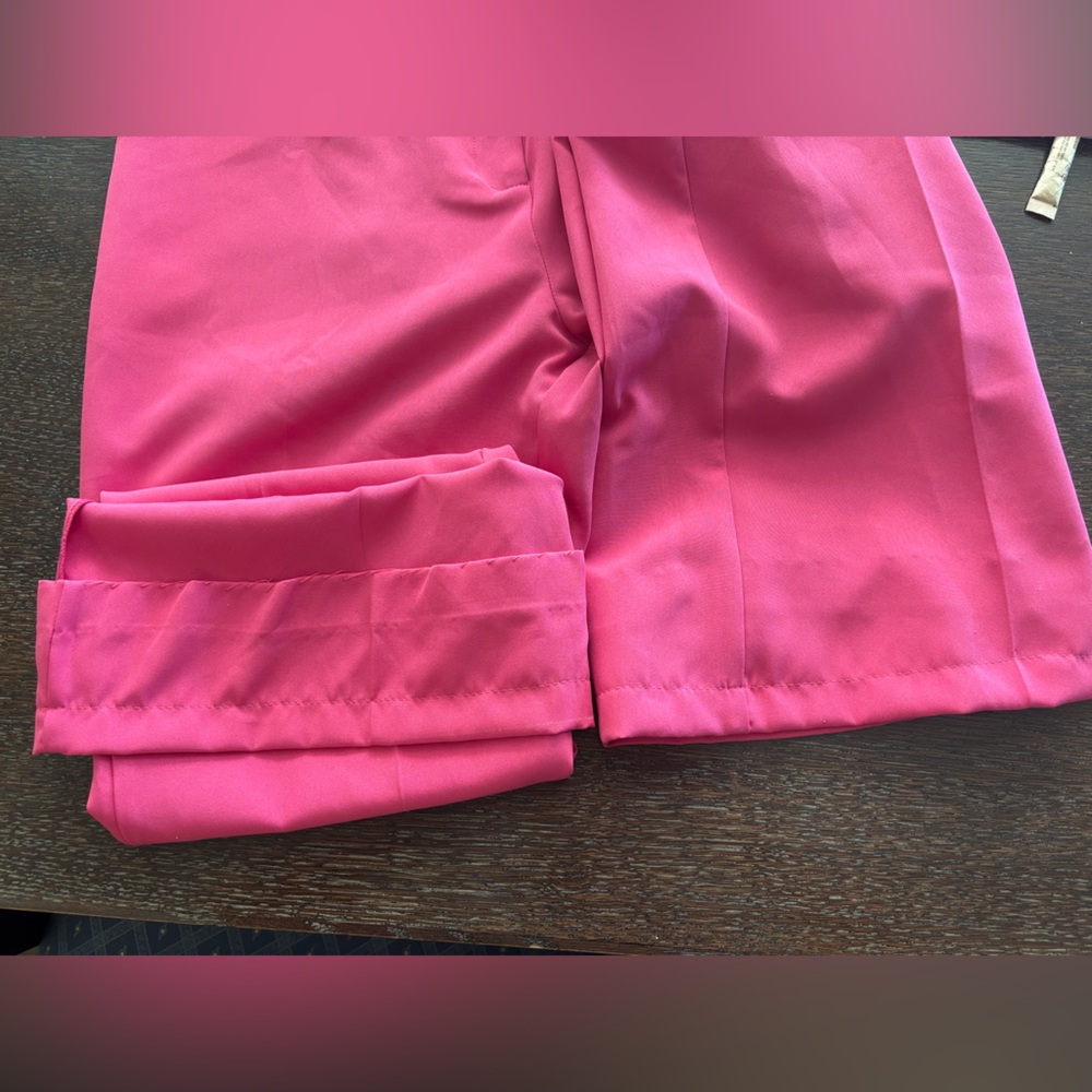 💥GGG SALE💥ASOS Bright Pink Wide Leg Pants - Picture 11 of 11